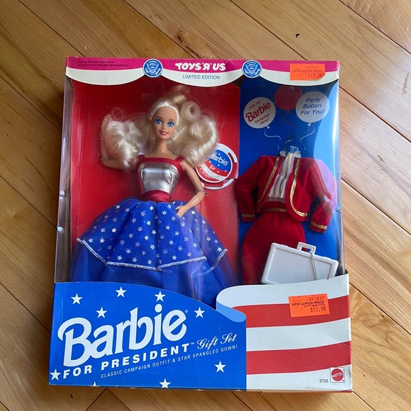 Barbie Other - NRFB Vintage 🇺🇸 Barbie For President Gift Set 🇺🇸